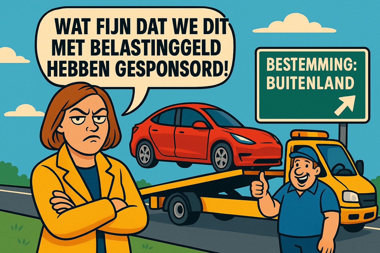 Elektrische auto’s massaal naar het buitenland-digitale druktemaker-laatste nieuws