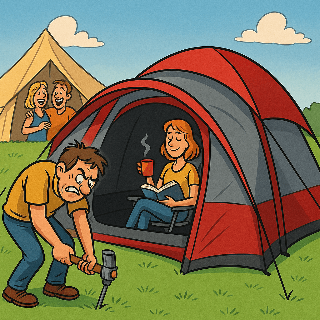 Justcamp Scott koepel kampeer tent-tent kopen