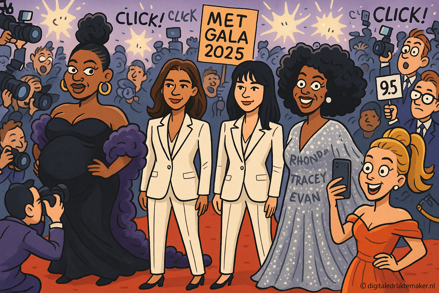 met gala 2025-digitale druktemaker-tailoring black style