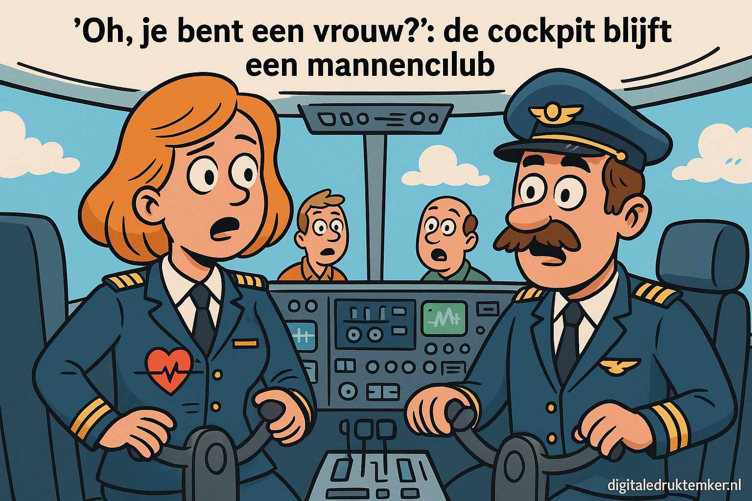 vrouwen in de cockpit