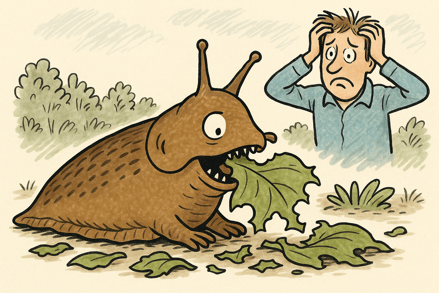 hoe kom je van slakken af-tuintips